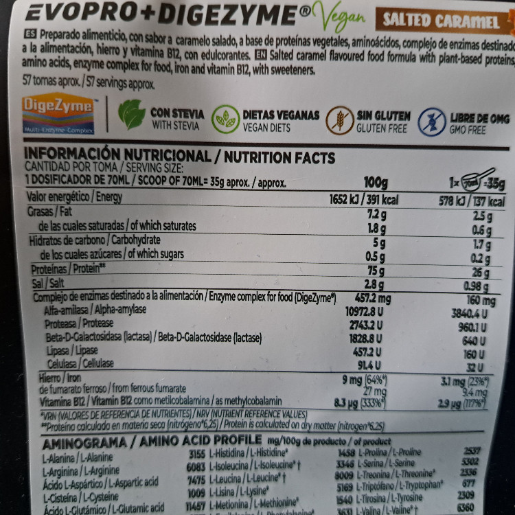 Evopro+Digezyme, Salted Caramel von Arvid Beck | Hochgeladen von: Arvid Beck