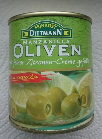 Dittmann Oliven mit feiner Zitronen-Creme gefüllt | Hochgeladen von: chilipepper73