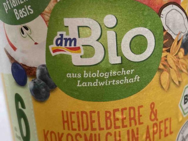 dmBio Heidelbeere & Kokosmilch in Apfel, mit Vollkorn von di | Hochgeladen von: ditrefz