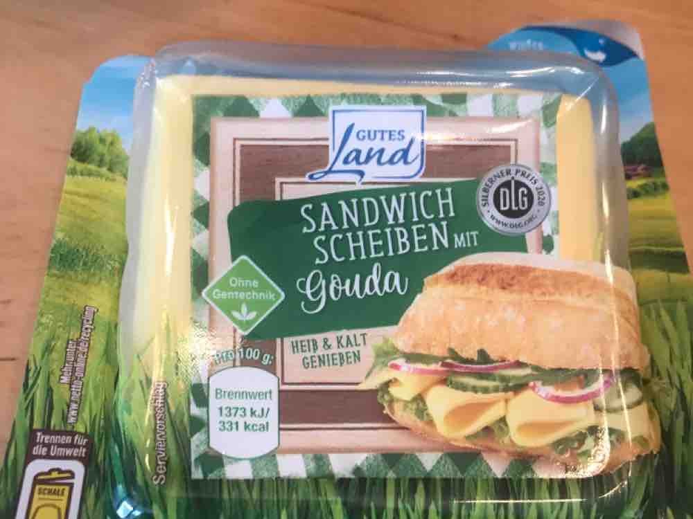 Sandwichscheiben, Schmelzkäse mit Gouda, 45% Fett i.Tr. von Denn | Hochgeladen von: Dennismaybee