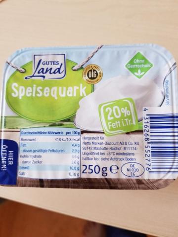 Speisequark, 20% Fett i. Tr. von Mausi42 | Hochgeladen von: Mausi42