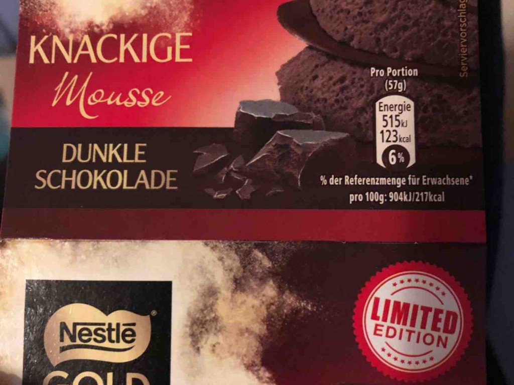 Nestle Gold Knackige Mousse, dunkle  Schokolade von angiedrozd10 | Hochgeladen von: angiedrozd106