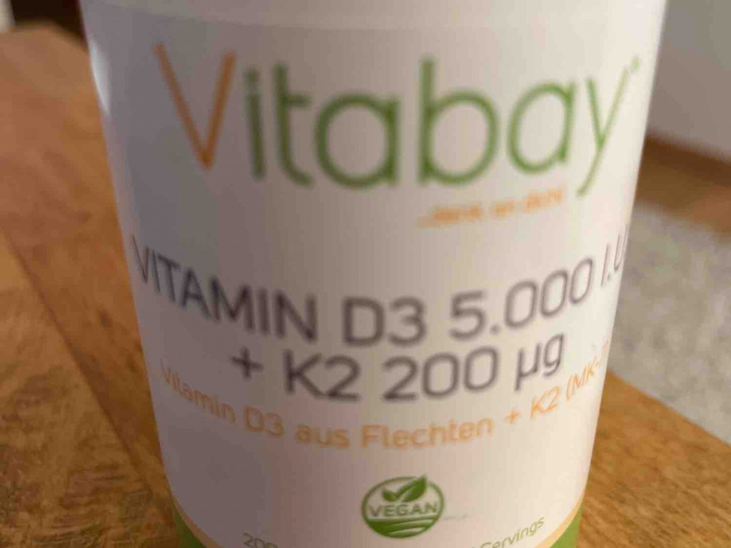 Vitabay Vitamin D3 5000 I.U. + K2 200 Mikrogramm von schmidtmich | Hochgeladen von: schmidtmichael1924