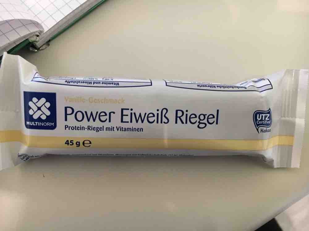 Power Eiwei Riegel, Vanille-Geschmack von Jutti84 | Hochgeladen von: Jutti84