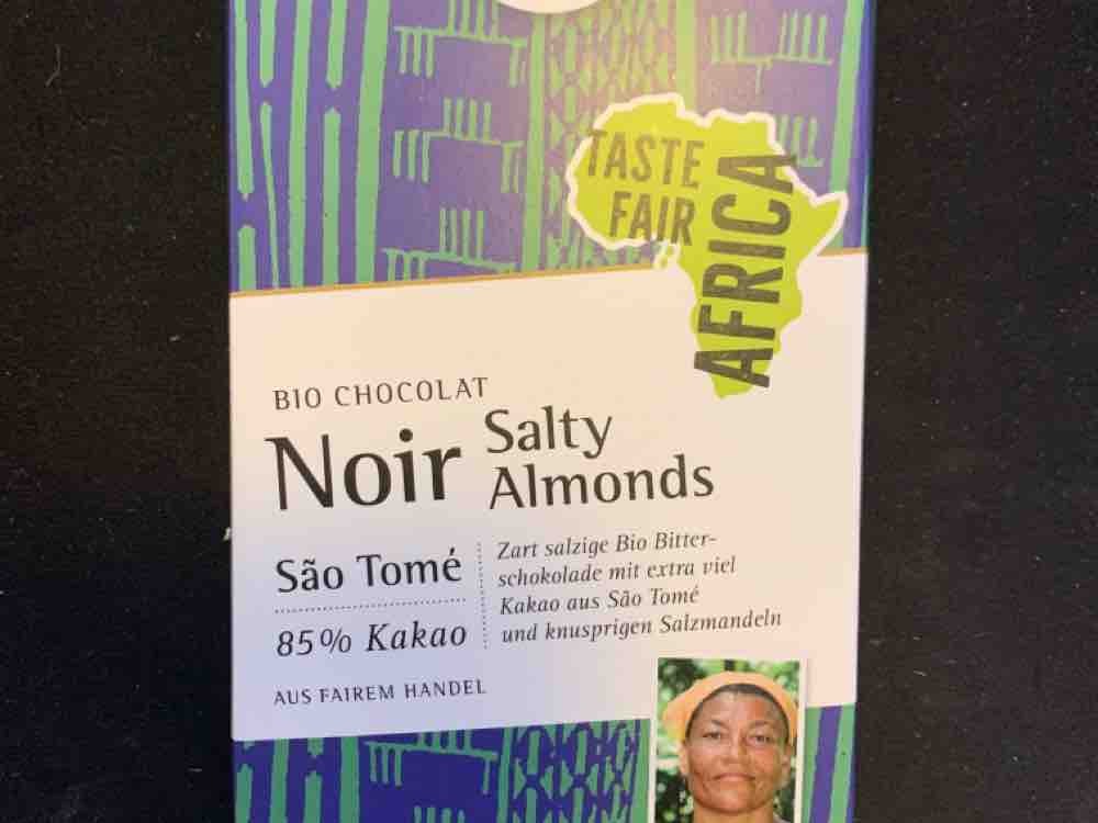 BIO CHOCOLAT Noir Salty Almonds, So Tomé  85% Kakao von Barrfhio | Hochgeladen von: Barrfhionn