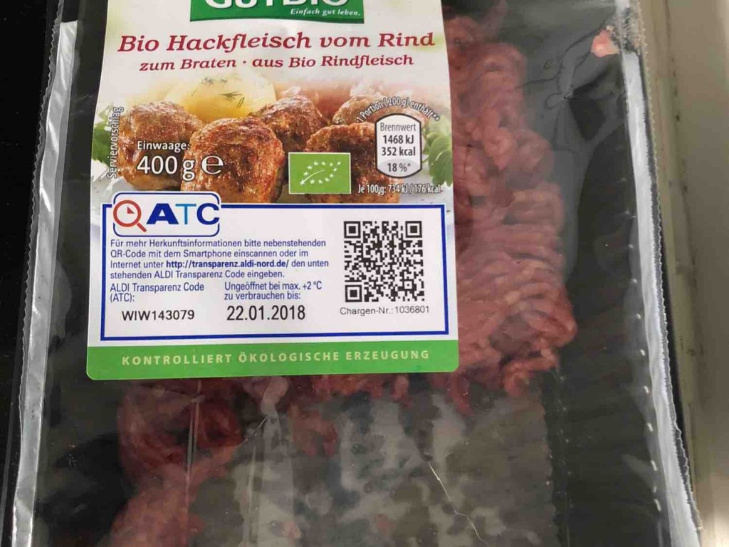 Gut Bio Bio Hackfleisch Vom Rind Kalorien Neue Produkte Fddb