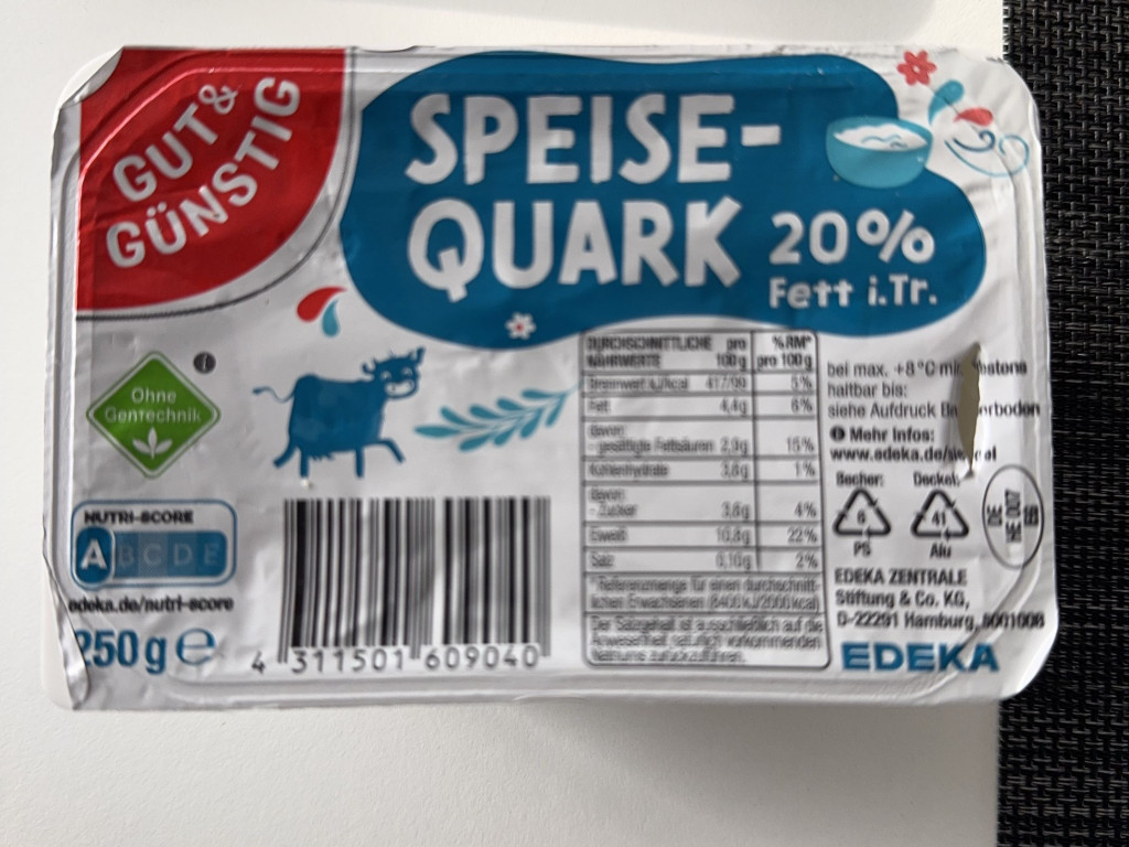 Speisequark, 20 % Fett i. Tr. von Rabea80 | Hochgeladen von: Rabea80