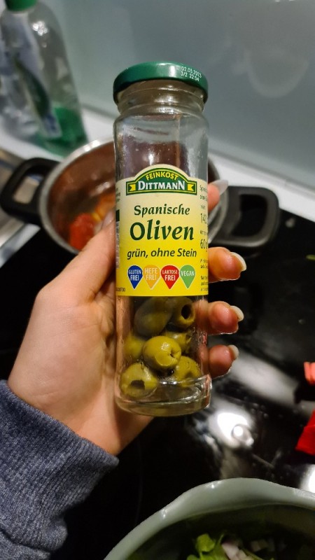 Spanische Oliven, grün, ohne Stein von klein.vieh | Hochgeladen von: klein.vieh