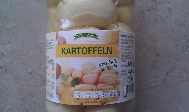 Kartoffeln, geschält gekocht  | Uploaded by: SvenB
