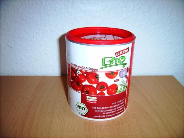 Gefro Tomatensoße- Suppe PULVER BIO, Tomaten | Hochgeladen von: Brigitte23