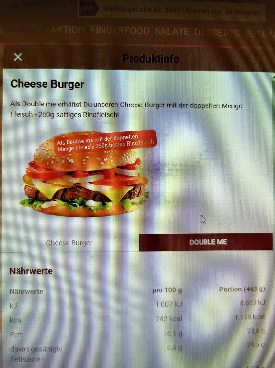 Cheese Burger Doubleme, Mit 250gr. Rindfleisch von pat | Hochgeladen von: pat