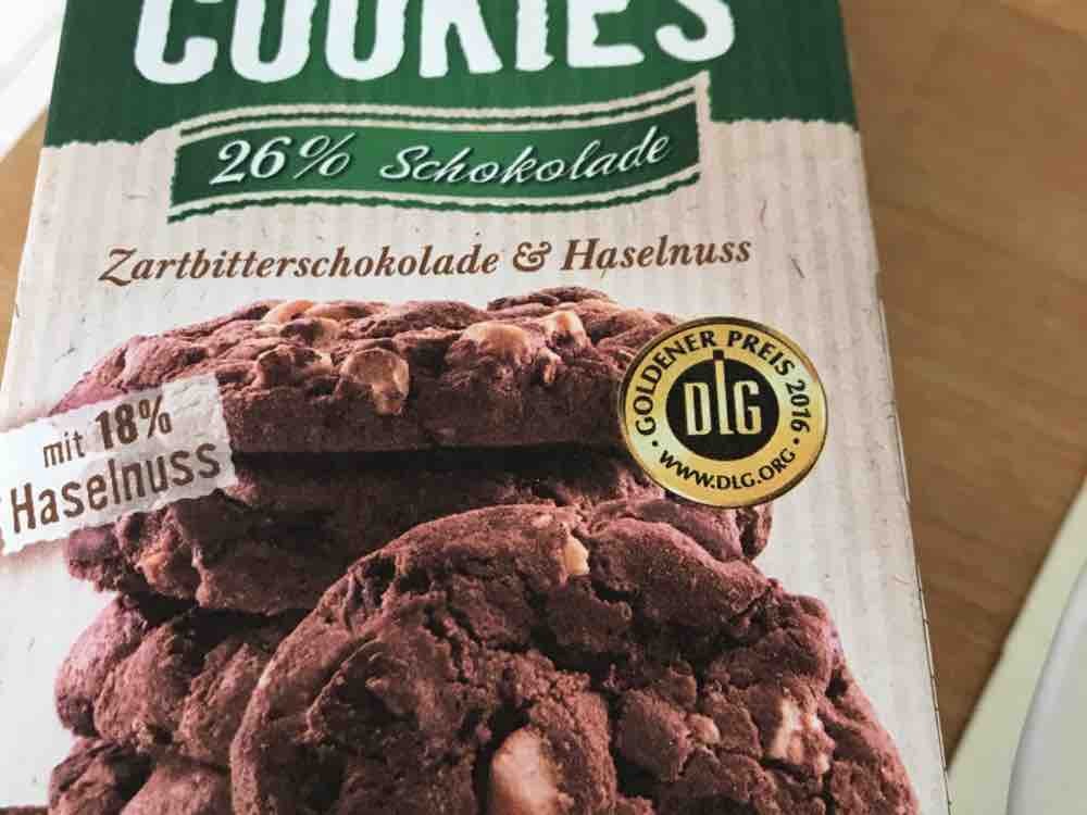 Edeka Dark Chocolate Hazelnut Cookie, Dunkle Schokolade Haselnus | Hochgeladen von: froeschli