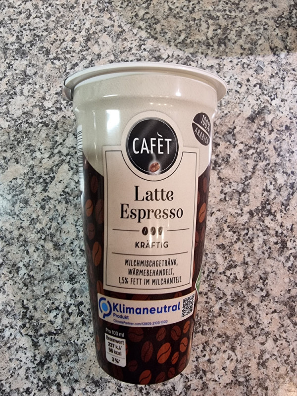 Cafet Latte Espresso, Mit Milch 1,5% Fett von Mine1 | Hochgeladen von: Mine1