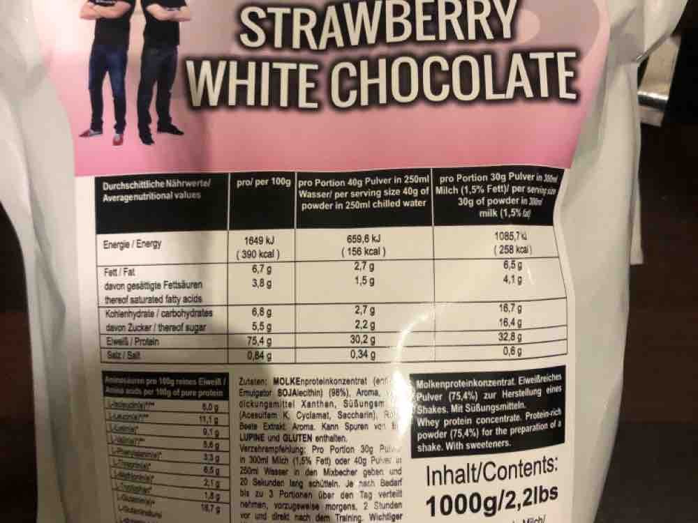 Whey Protein, Strawberry White Chocolate von davidjanda | Hochgeladen von: davidjanda