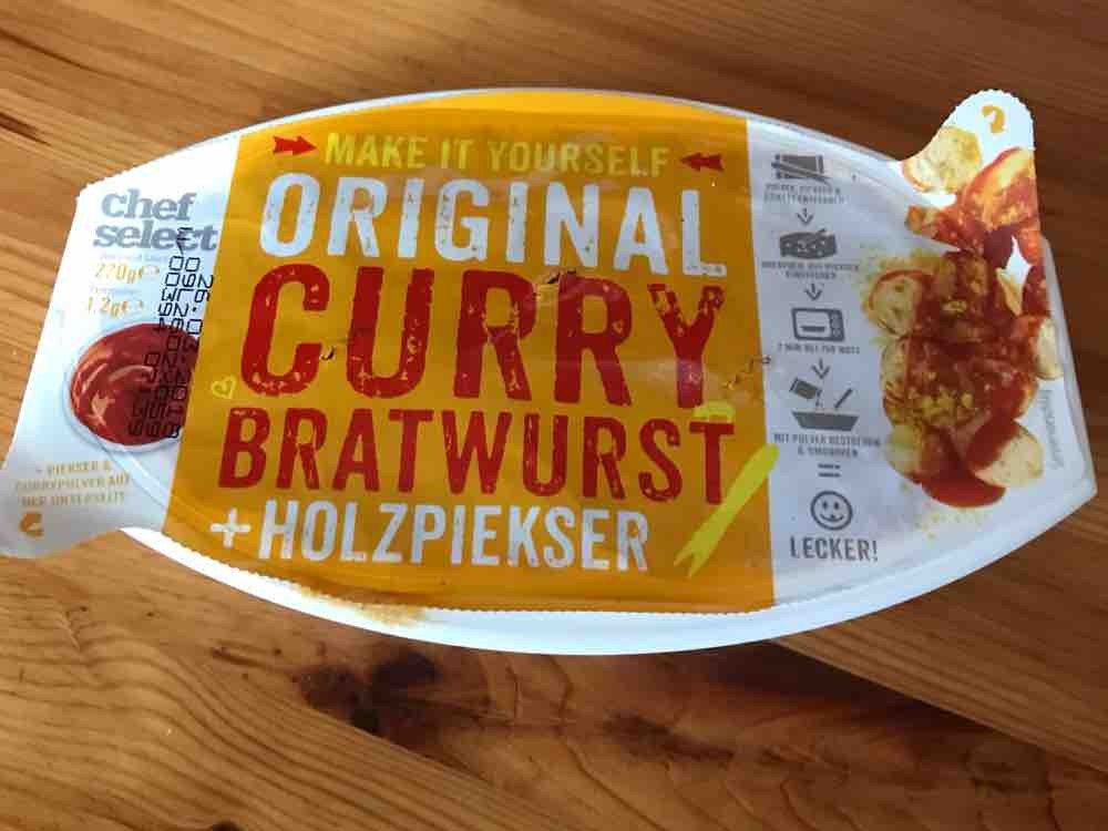 Curry Snacker Bratwurst, mit würziger Currysauce und extra Curry | Hochgeladen von: HeinzK