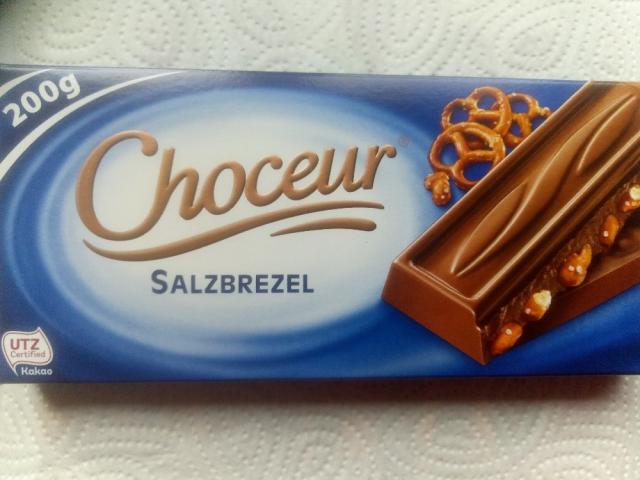 Choceur Salzbrezel, Edel-Vollmilchschokolade mit salzigem Laugen | Hochgeladen von: KunoD