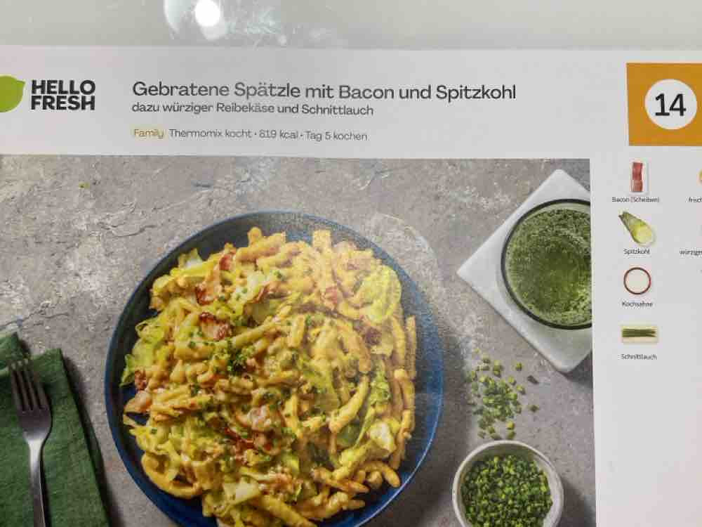 Hello Fresh Spätzle Bacon Spitzkohl von zonic77 | Hochgeladen von: zonic77