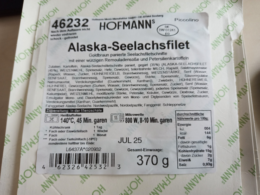 Alaska - Seelachsfilet von Christine80 | Hochgeladen von: Christine80