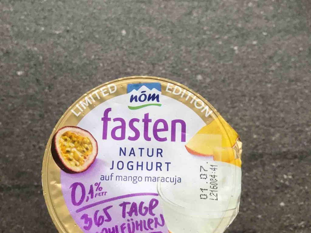 Fasten , Natur Joghurt auf Mango Maracuja von maus2006 | Hochgeladen von: maus2006