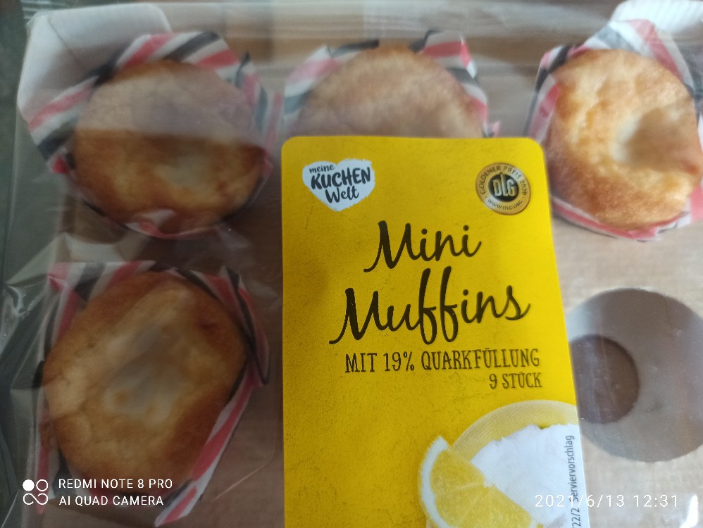 Gefüllte Mini Muffins mit Quarkfüllung von Birgit38 | Hochgeladen von: Birgit38