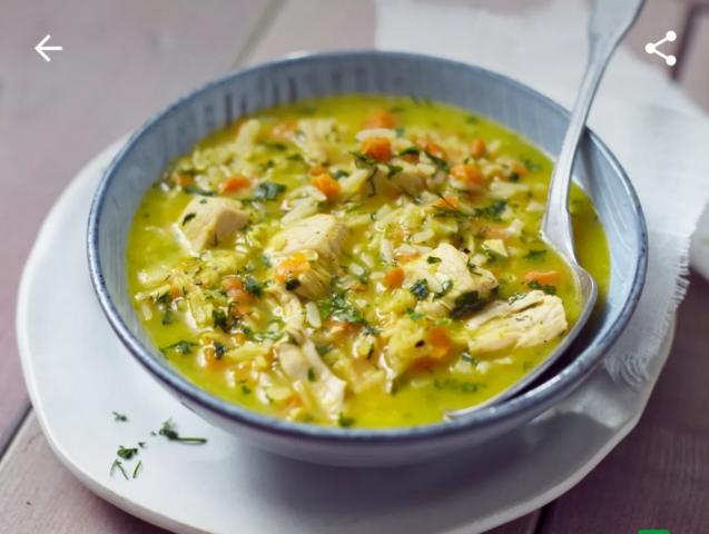 Risoni-Gemüse-Suppe mit Hähnchen von Nina 82 | Hochgeladen von: Nina 82