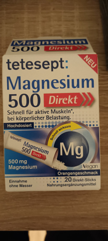 Magnesium  500  Stick, direkt, hochdosiert von Rayto | Hochgeladen von: Rayto