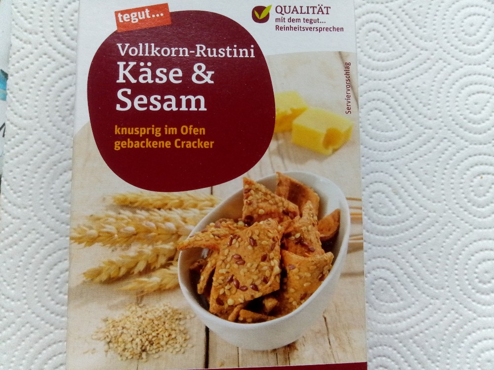 Vollkorn-Rustini, Käse & Sesam von KunoD | Hochgeladen von: KunoD