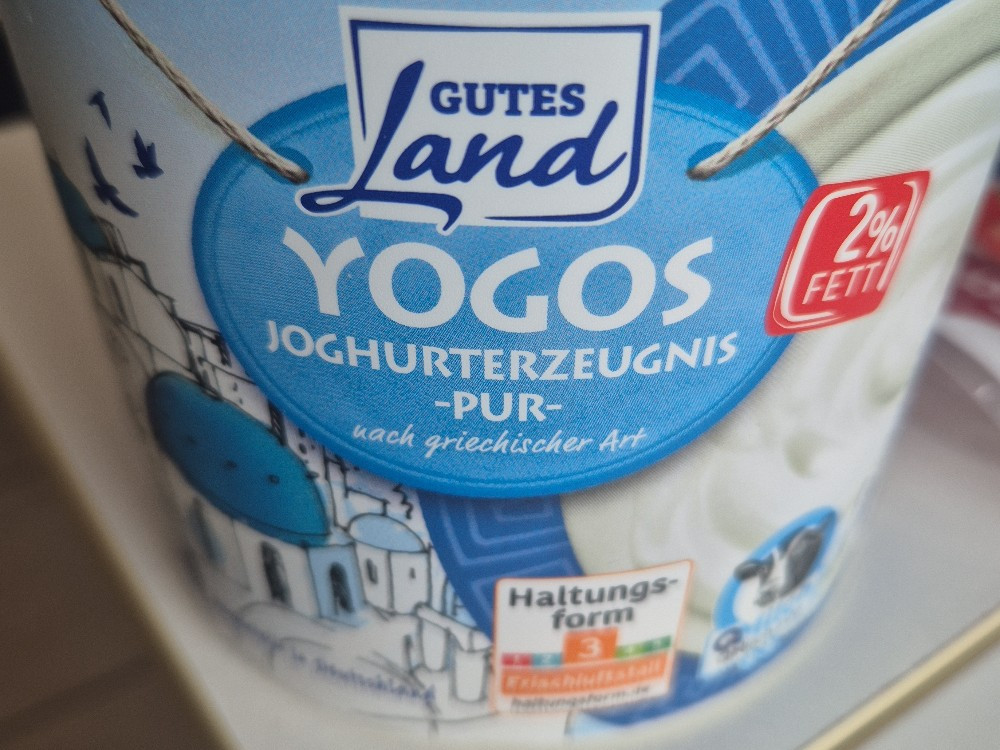 Yogos Joghurterzeugnis pur, 2% Fett, von Eisgirl | Hochgeladen von: Eisgirl