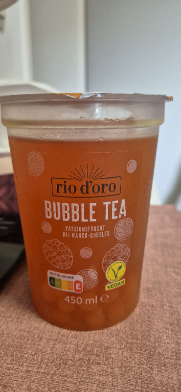 Bubble Tea, Passionsfrucht mit Mango Bubbles von CorinnaG159 | Hochgeladen von: CorinnaG159