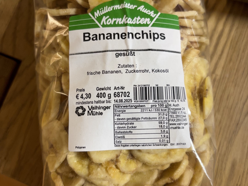 Bananenchips gesüßt von MaGrie | Hochgeladen von: MaGrie