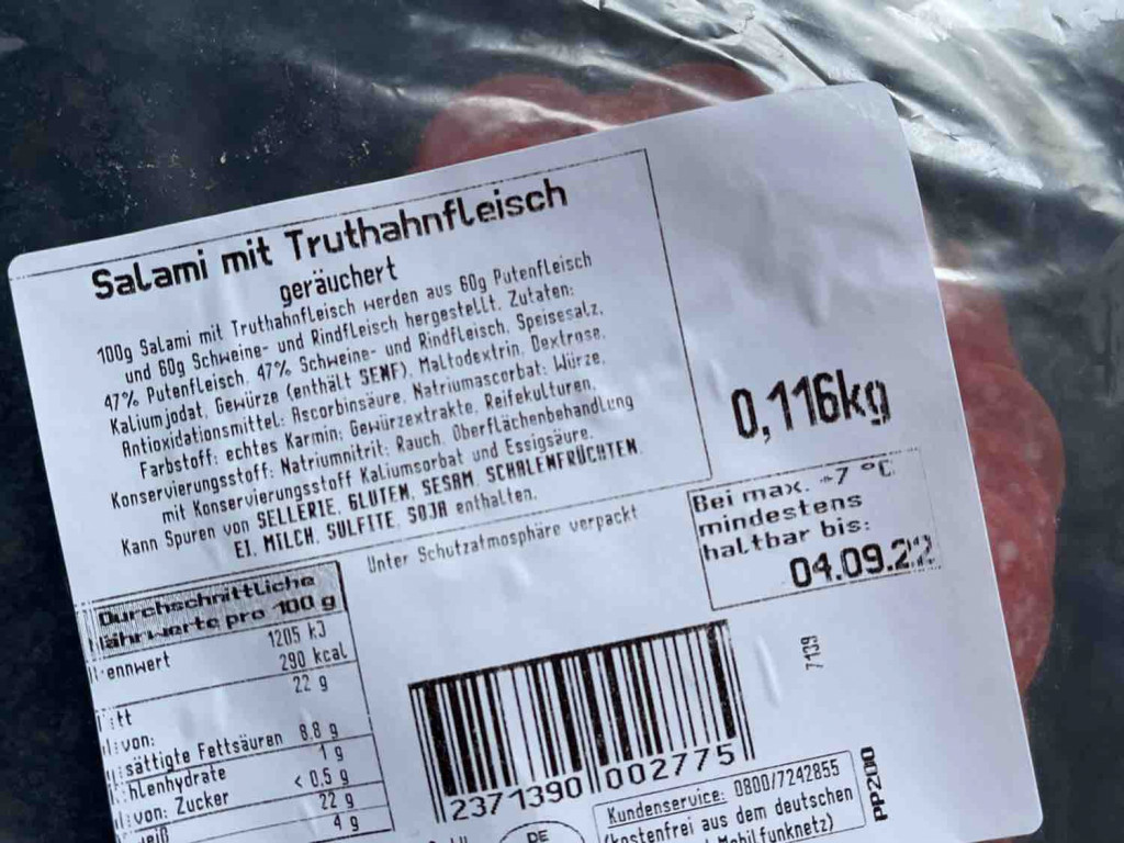 Salami mit Truthanfleisch (geräuchert) von Floetti | Hochgeladen von: Floetti
