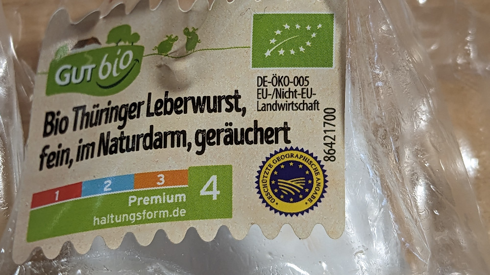 Bio Thüringer Leberwurst fein, im Naturdarm, geräuchert von purz | Hochgeladen von: purzel1209