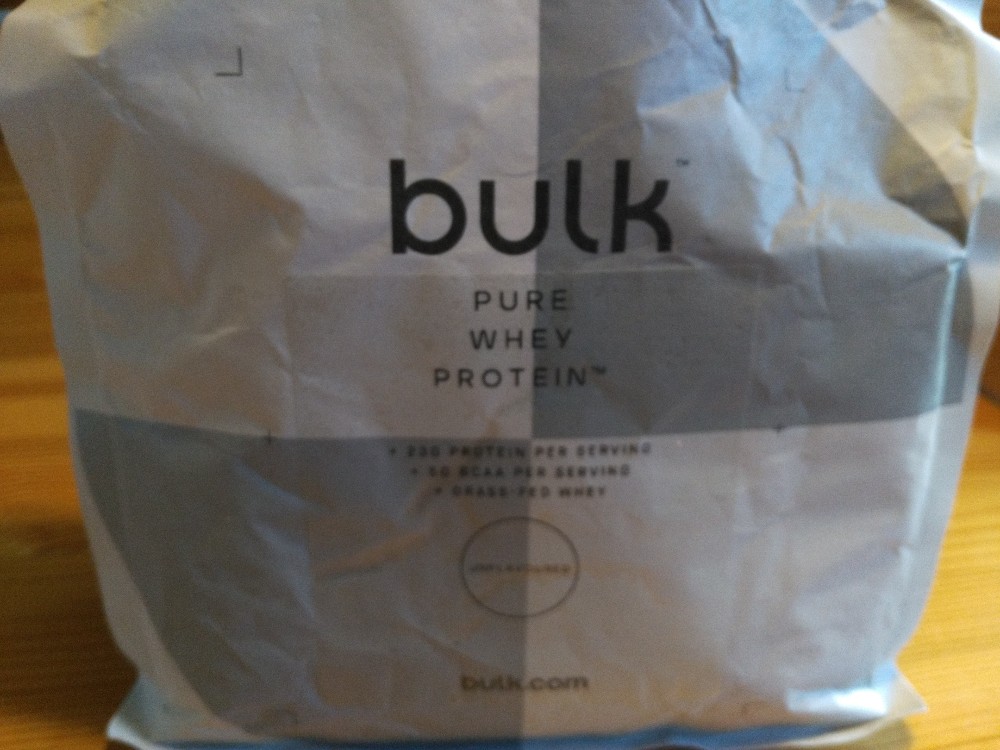Bulk Pure Whey Protein, Geschmacksneutral von Micha1607 | Hochgeladen von: Micha1607