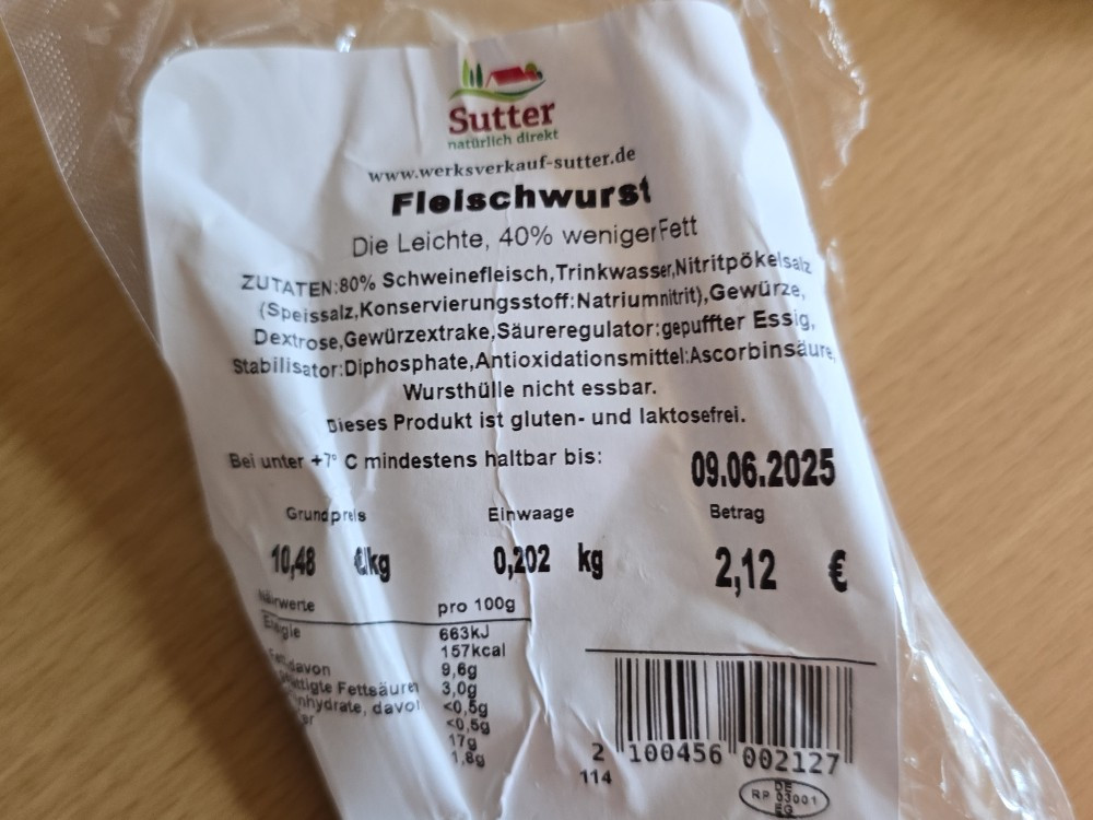 Fleischwurst, die Leichte, 40% weniger Fett von skysurvergirl | Hochgeladen von: skysurvergirl Fleischwurst, die Leichte, 40% weniger Fett von skysurvergirl | Hochgeladen von: skysurvergirl