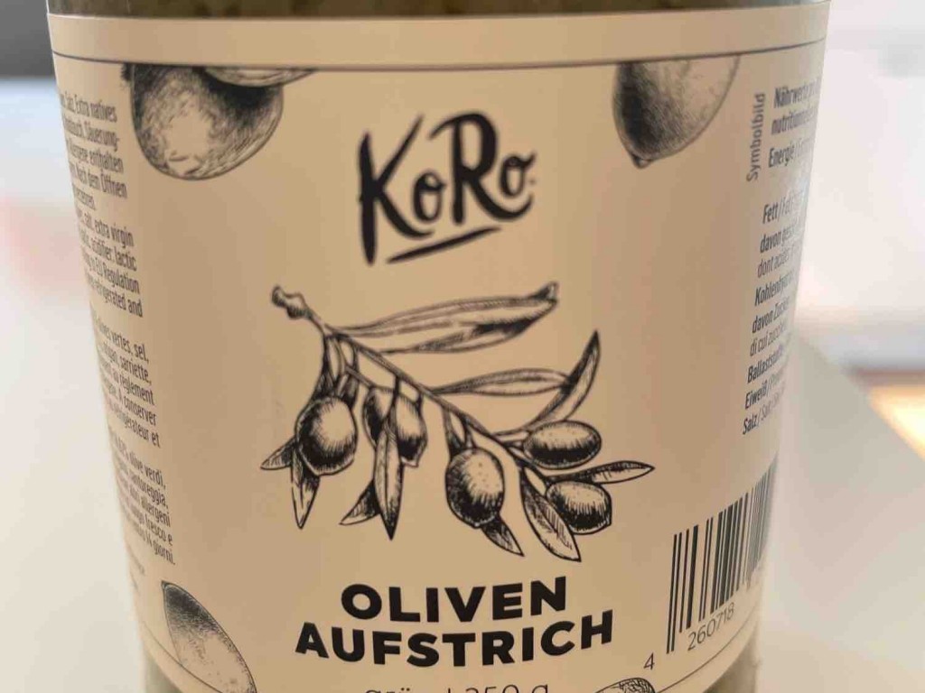 KoRo, KoRo Olivenaufstrich Kalorien - Neue Produkte - Fddb