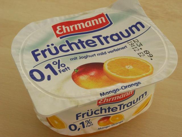 Ehrmann Früchte-Traum, Mango-Orange | Hochgeladen von: Teecreme