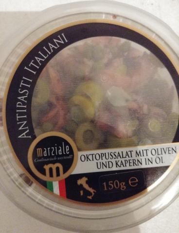 Oktopussalat mit Oliven und Kapern in Öl | Hochgeladen von: MrFit