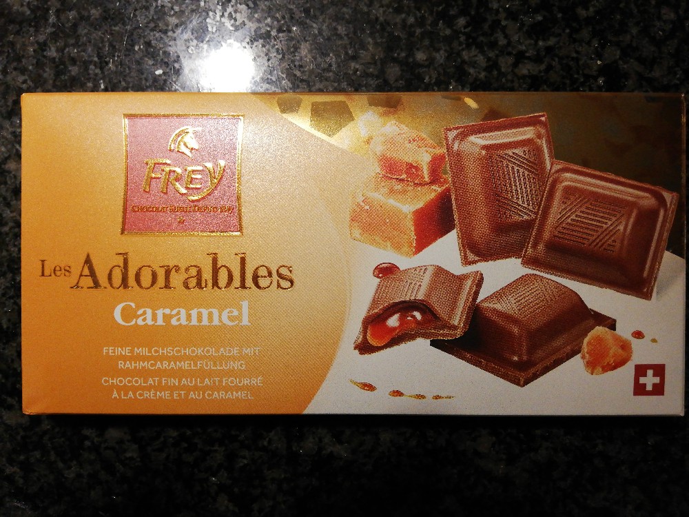 Les Adorables Caramel, Milchschokolade mit Rahmcremefüllung von  | Hochgeladen von: prcn923