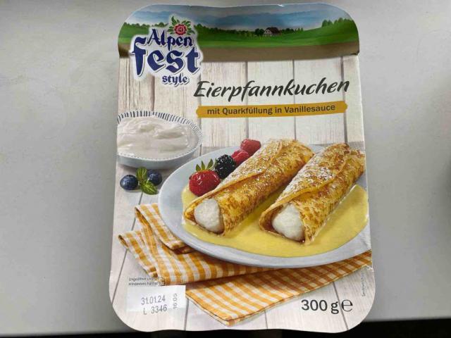 Eierpfannkuchen mit Quarkfüllung in Vanillesauce von greizer | Hochgeladen von: greizer