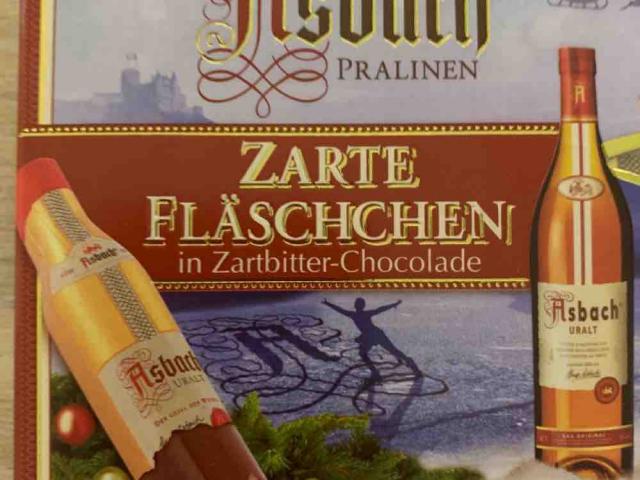 Asbach Pralinen, Zarte Fläschchen in Zartbitter-Chocolafe von Ka | Hochgeladen von: KaMaMAO