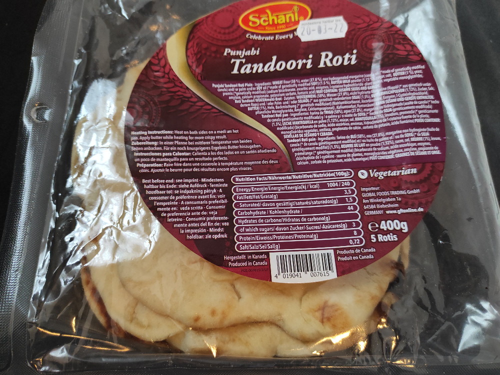 Punjabi Tandoori Roti von Thomas23 | Hochgeladen von: Thomas23