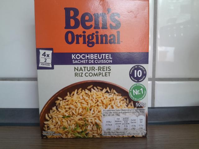 Ben`s Original Natur-Reis (gekocht), pro Portion = 1/2 Beutel!!! | Hochgeladen von: Paradieskobold