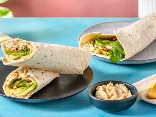 Hummus-Avocado-Wrap Mit Cashews | Hochgeladen von: katkatbanana