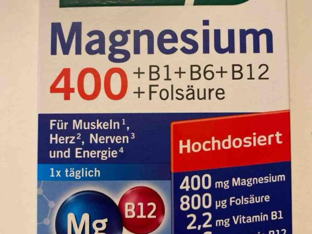 Taxofit Magnesium 400, B1, B6, B12, Folsäure von oomarryoo | Hochgeladen von: oomarryoo