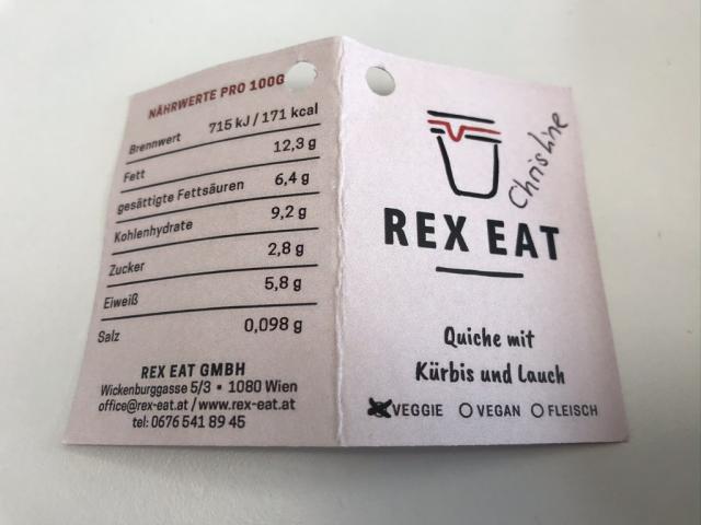 Rex Eat: Quiche mit Kürbis und Lauch, Kürbis, Lauch | Hochgeladen von: chriger