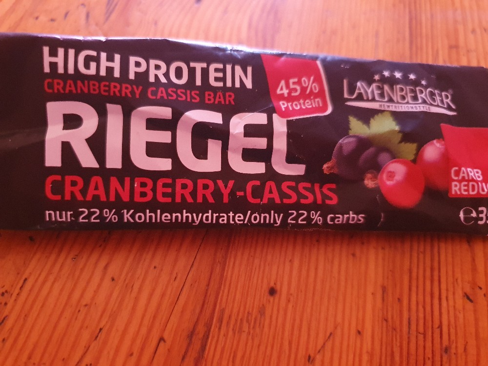 High Protein riegel, cranberry cassis von 1997 | Hochgeladen von: 1997
