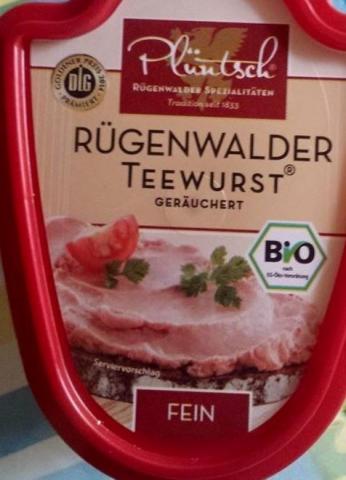 Rügenwalder Bio Teewurst | Hochgeladen von: hgirgl