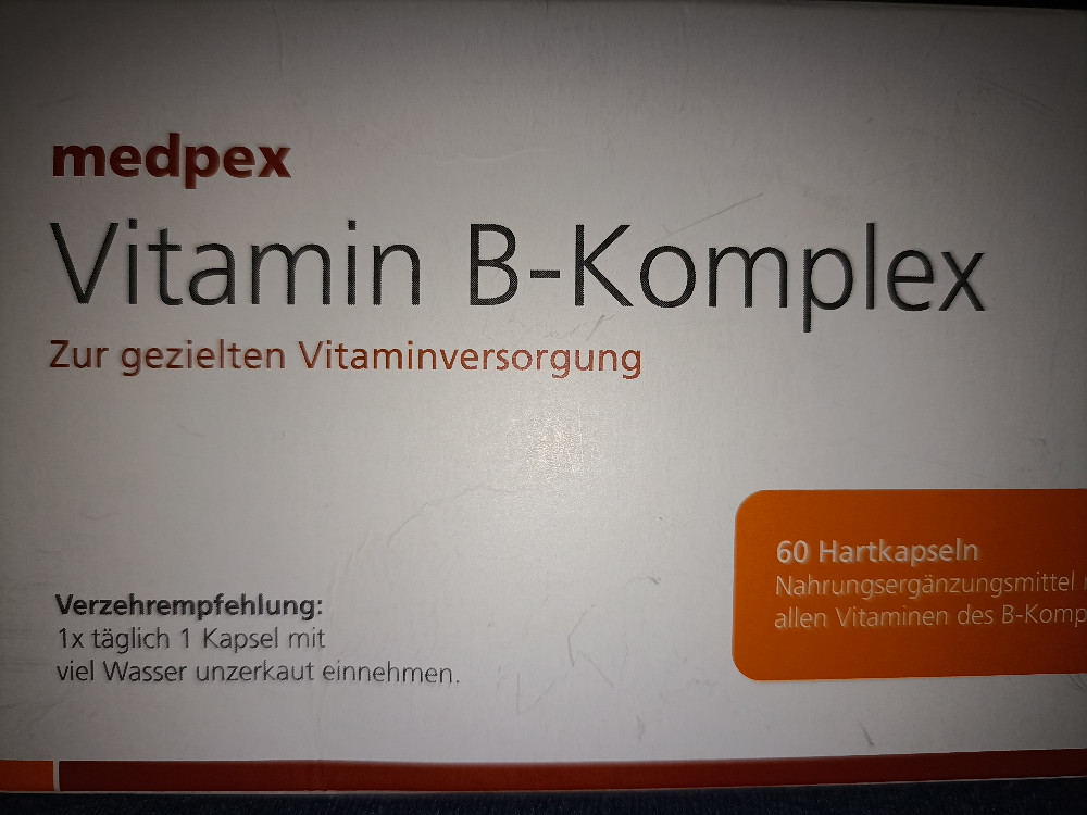 medpex Vitamin B-Komplex, Nahrungsergänzung von funkyrokka | Hochgeladen von: funkyrokka