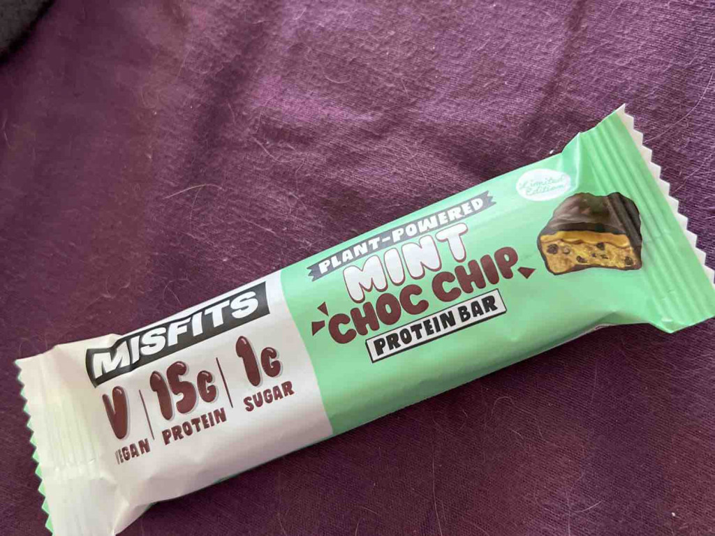 Misfits Protein-Bar Mint Choc Chip, Vegan von Yazilocious | Hochgeladen von: Yazilocious