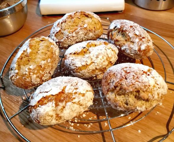 Sojakleie Leinsamen Brötchen AB, mit Bambusfasern von A.Bremen | Hochgeladen von: A.Bremen